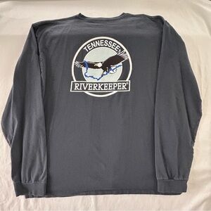 Vintage econscious Tennessee Riverkeeper Eagle LS T-shirt Unisex Size 2XL